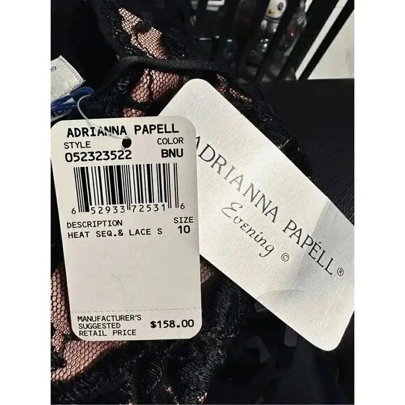 Adrianna Papell Vintage Evening Mini Dress - Picture 12 of 13